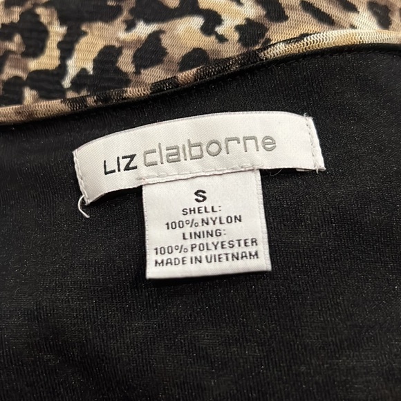 Liz Claiborne Small Leopard Tank Blouse  #119 - Picture 5 of 5